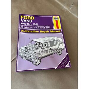 Haynes Ford Vans Full Size E100 thru E-350 1969-1991 Automotive Repair‎ Manual